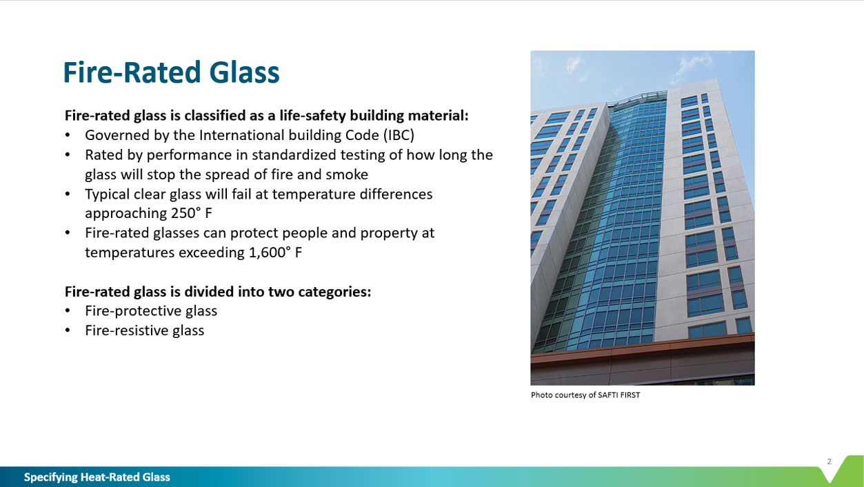 Specifying HeatRated Glass